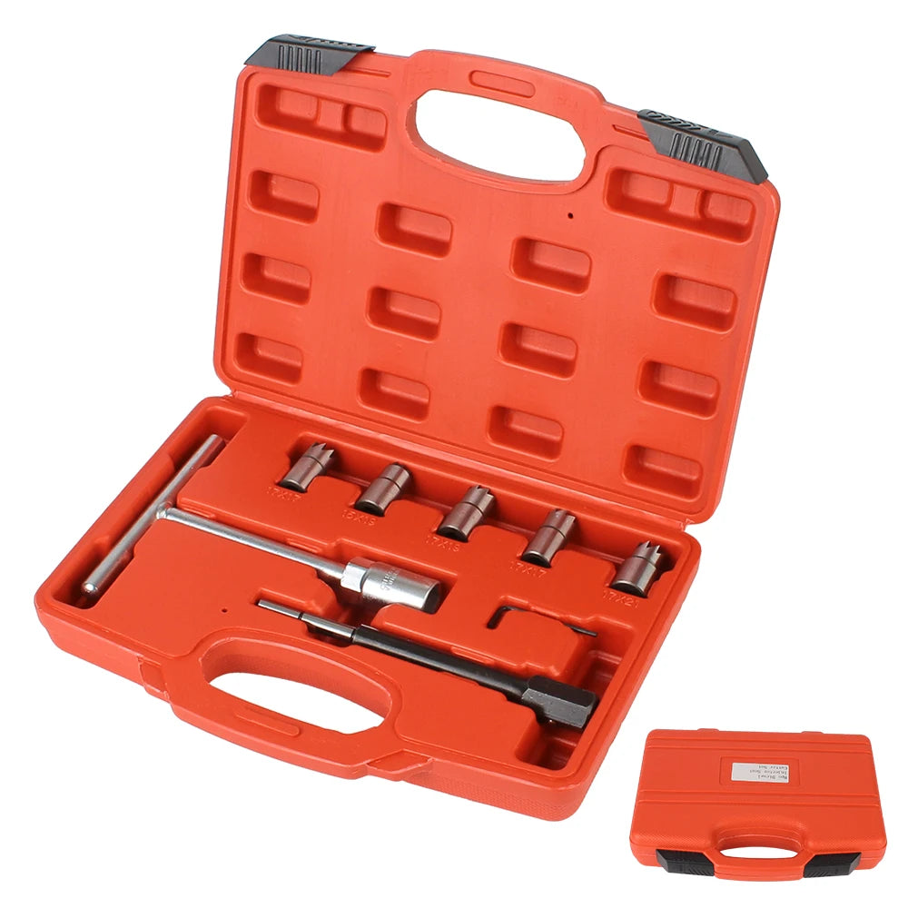 Diesel Injector Seat Cutter & Carbon Remover Tool Set Injector Seat Cutter Set Axl