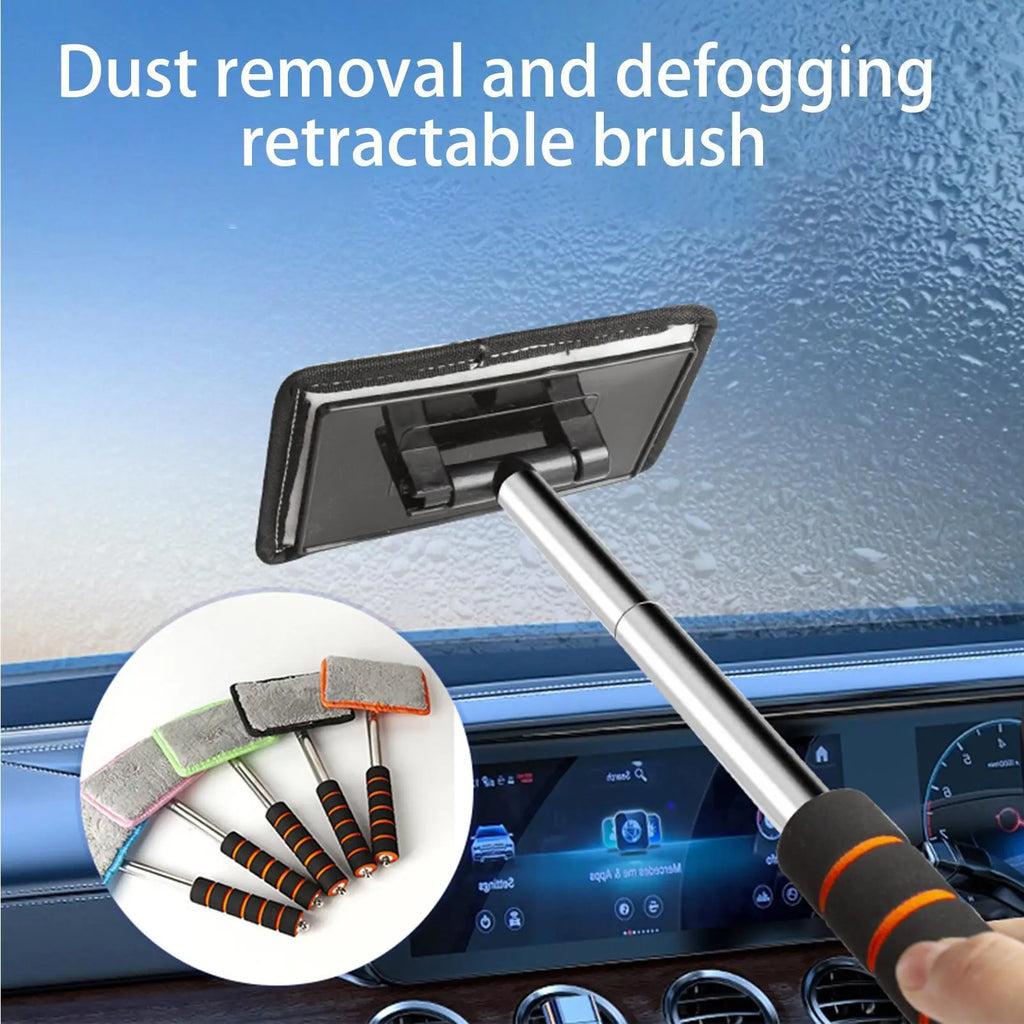 Microfiber Car Window Cleaner Tool – Telescopic Glass Brush Car Window Cleaner Axl