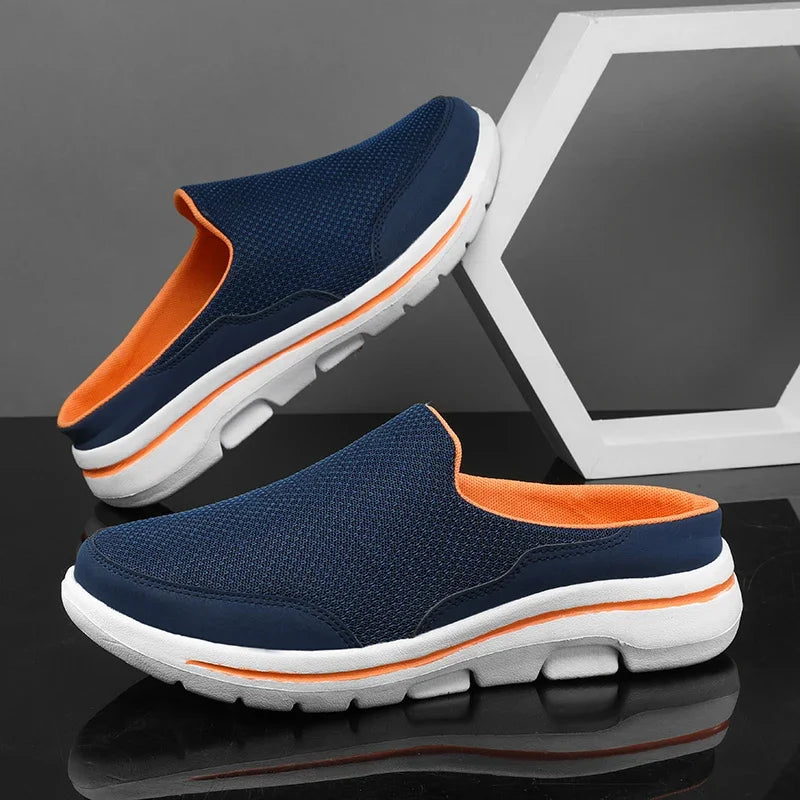 Men's Breathable Summer Slides – Thick EVA Sole, Sizes 39–48 Men's Slide Slippers Axl