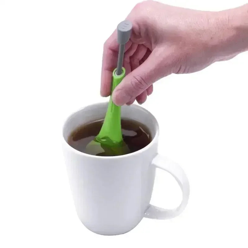 Total Tea Infuser Spoon – Steep, Stir & Press Loose Leaf Tea Infuser Spoon Axl