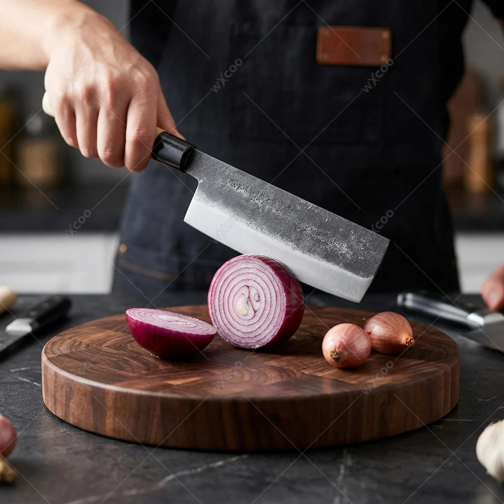 WXCOO 7.2" Nakiri Knife – 3-Layer Clad Japanese Kitchen Knife Japanese Kitchen Knife Axl
