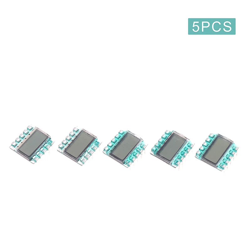 10-PIN 3-Digit Segment LCD Panel 3.0V TN Positive – 5 Pack LCD Segment Display Axl