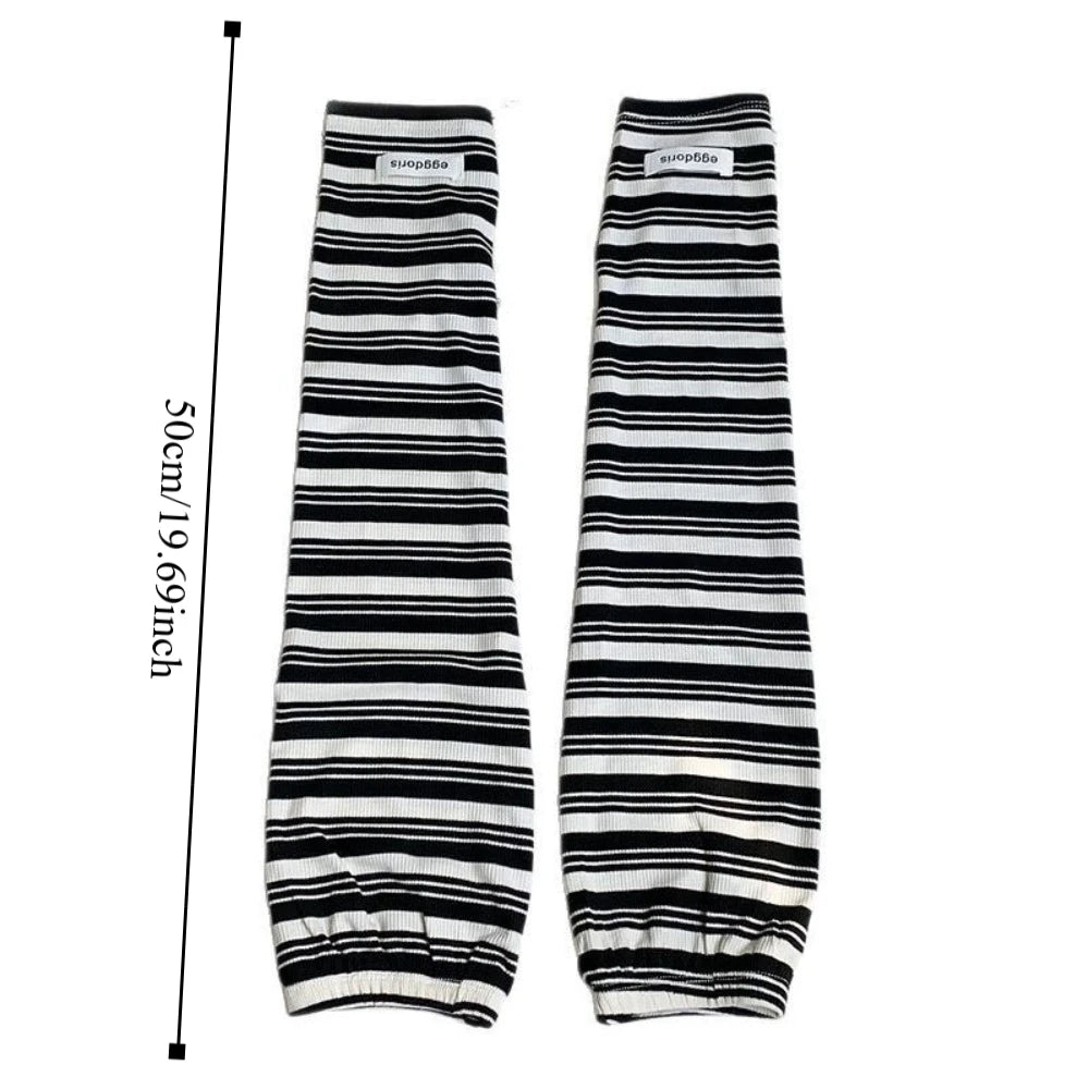 UV-Blocking Striped Arm Sleeves – Breathable Summer Sun Sleeves Sun Protection Sleeves Axl