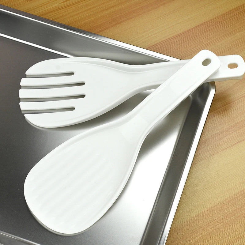 Large Non-Stick Plastic Rice Spoon – Kitchen Rice Paddle Kitchen Rice Paddle Axl