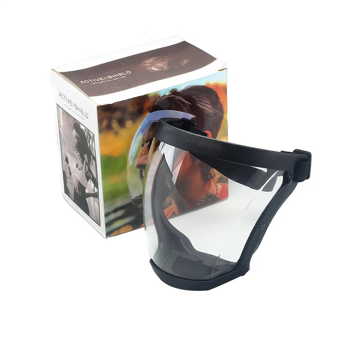 Anti-Fog Full Face Shield – Adjustable Reusable Clear Visor Safety Face Shield Axl