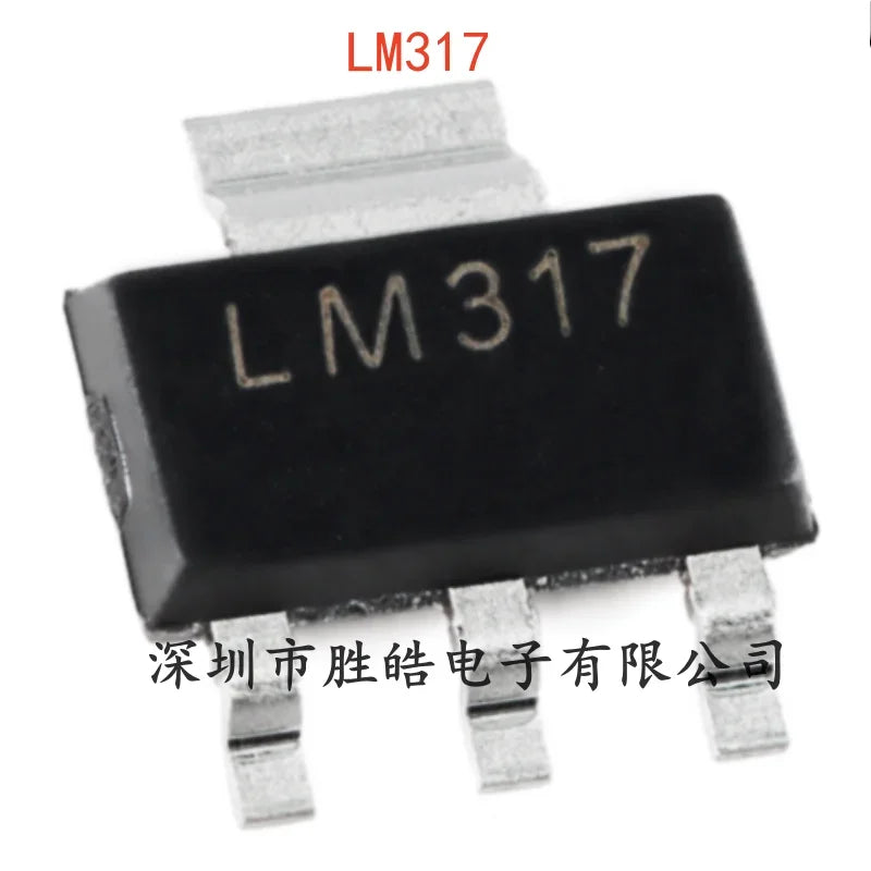 LM317 Voltage Regulator IC SOT-223 40V 1.5A – 10 Pack Voltage Regulator IC Axl Default Title