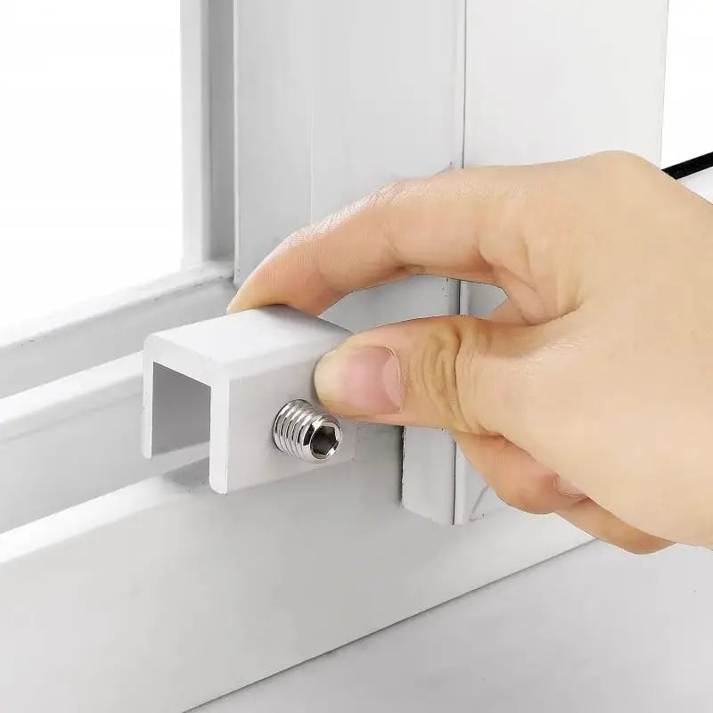 Adjustable Sliding Window Lock with Key – Aluminum Alloy Window Safety Lock Axl