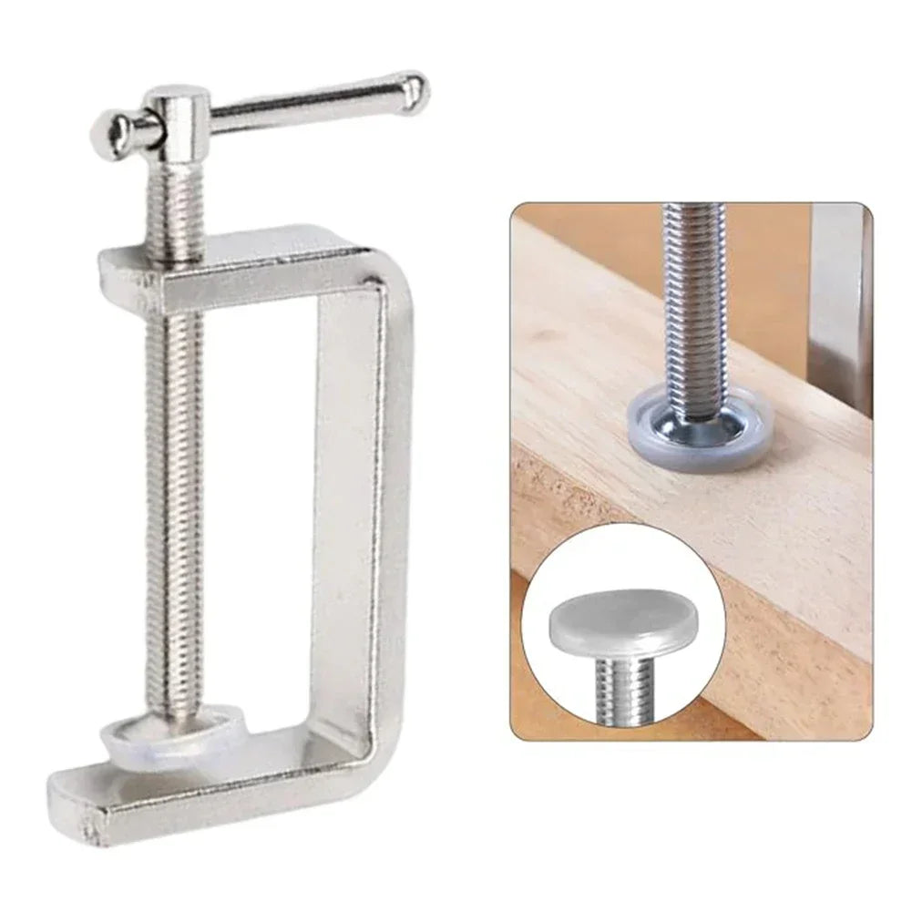 Heavy-Duty G-Clamp Deep Reach C Clamp – Wood & Metalworking Workshop Clamp Axl