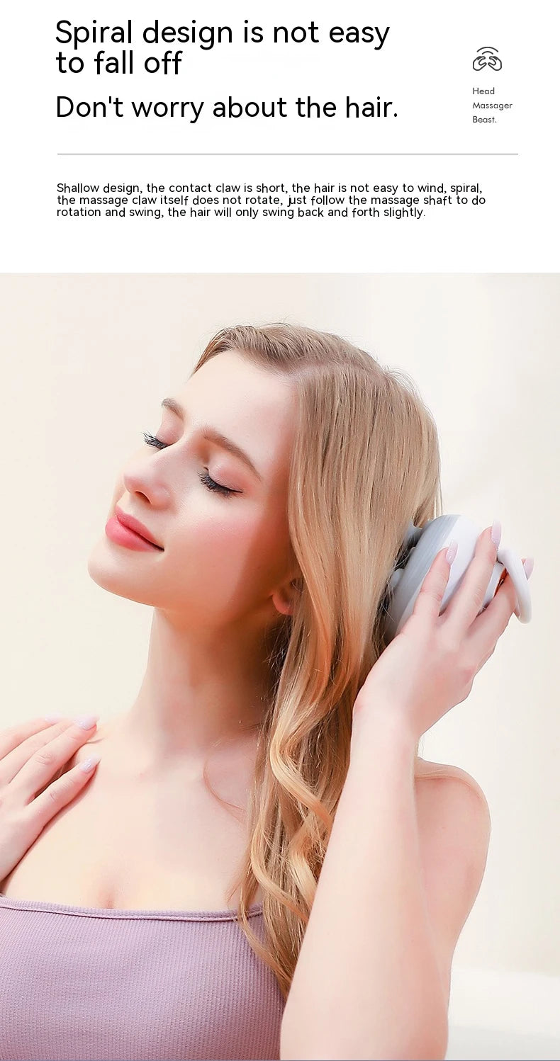 Electric Scalp Massager – Rechargeable Head Scratcher & Massager Electric Scalp Massager Axl