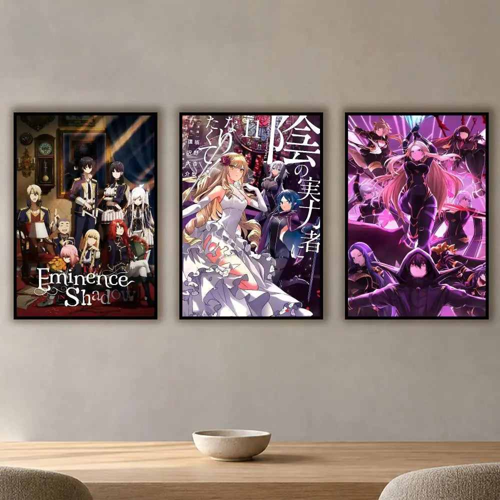 Eminence in Shadow Anime Poster – HD Waterproof Wall Sticker Anime Wall Sticker Axl