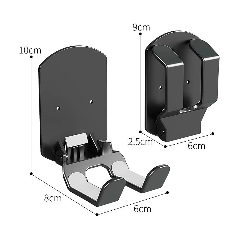 Wall Mount Game Controller & Headset Holder – No Drill Controller Wall Mount Axl black