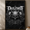 Disturbed Band Poster – Self-Stick HD Waterproof Wall Art Wall Art Poster Axl White12 60X90cmNoframe
