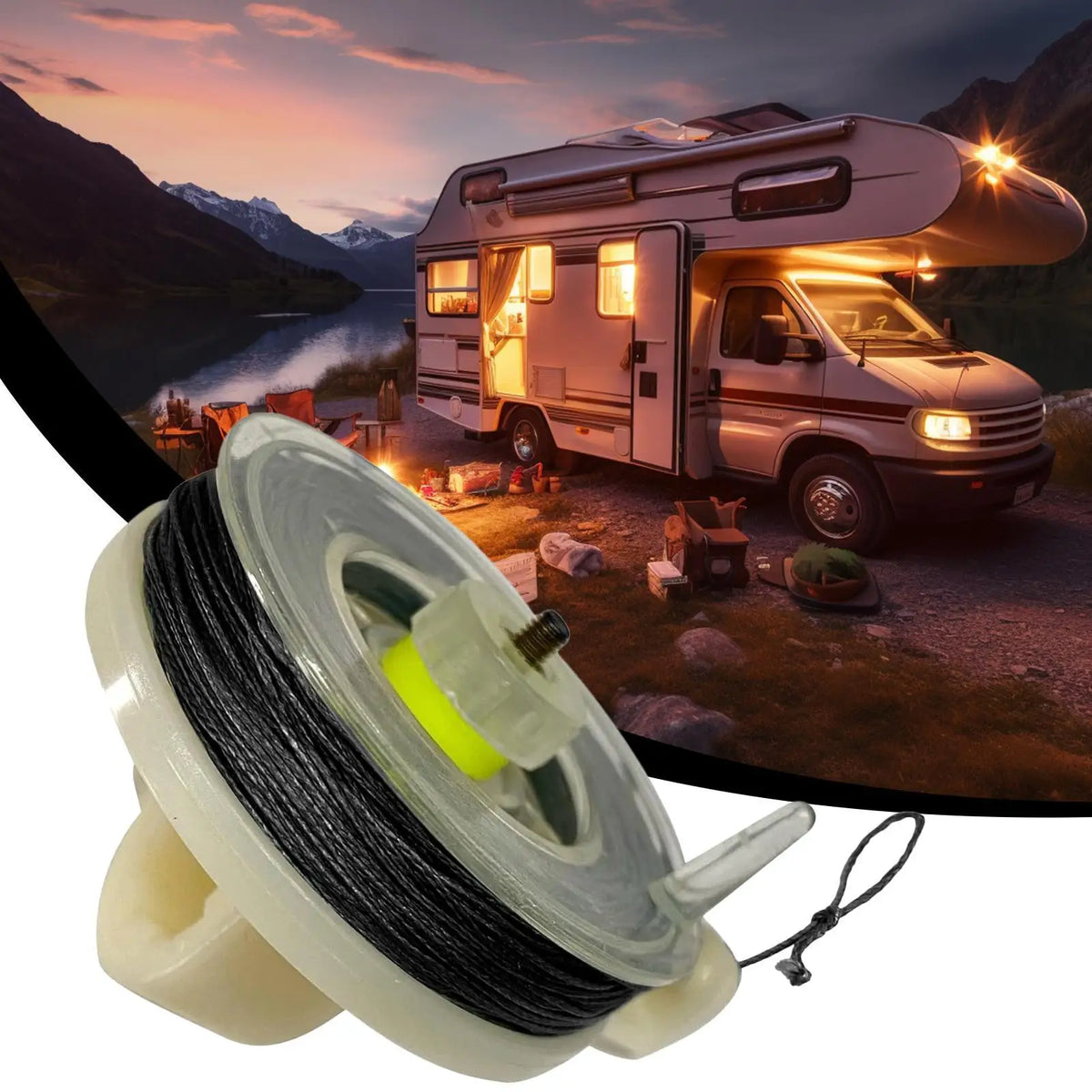Outdoor Perimeter Trip Wire Alarm – 25m Reusable Reel Perimeter Trip Alarm Axl