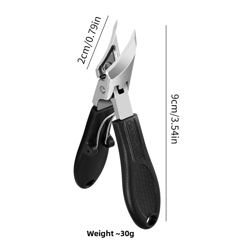 5-Pc Eagle Beak Nail Clipper Set – Stainless Steel Pedicure Kit Nail Clipper Set Axl Black Super sharp be