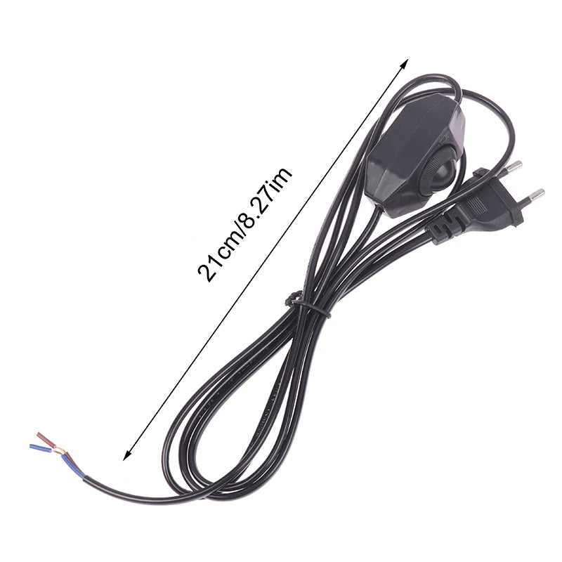 1.8M EU Plug Extension Cord with Dimmer Switch | Table Lamp Dimmer Extension Cord Axl