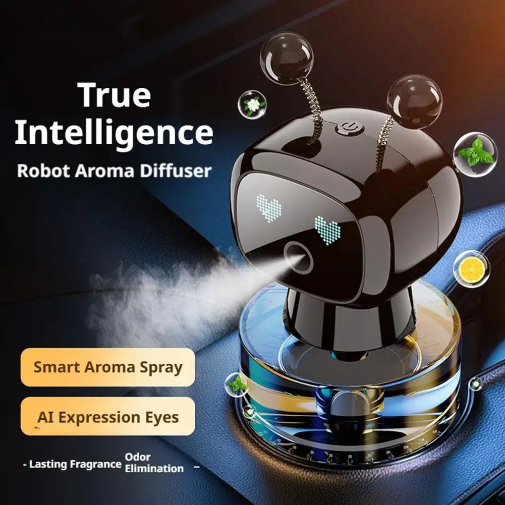 Robot Smart Car Aroma Diffuser – Auto Start/Stop Atomizer Car Aroma Diffuser Axl