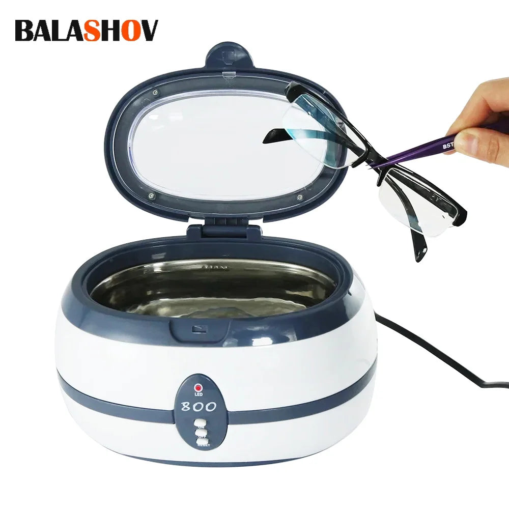 BALASHOV 600ml Ultrasonic Cleaner – Jewelry, Glasses & Dental Ultrasonic Cleaner Axl