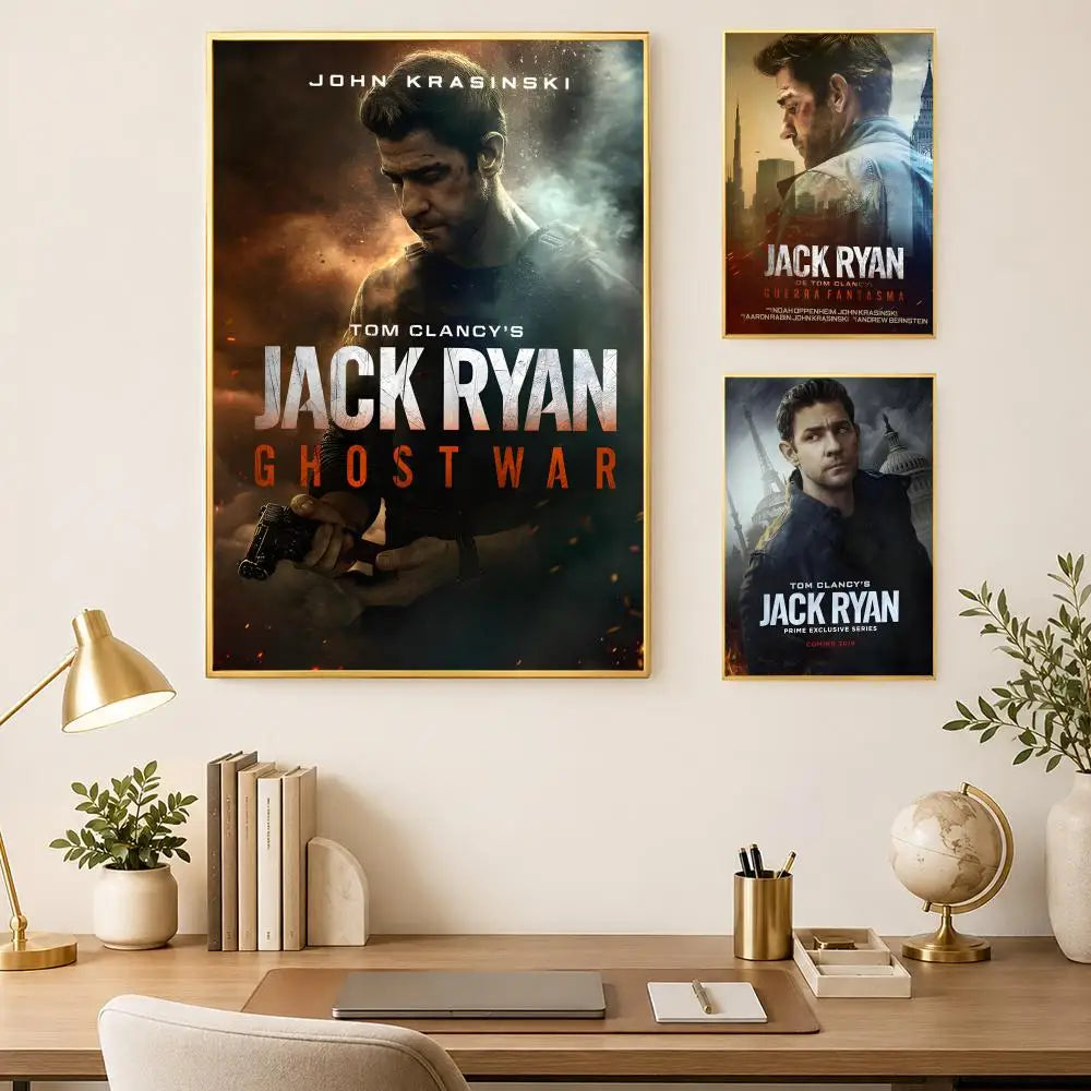Jack Ryan Ghost War HD Self-Stick PVC Wall Art Poster Wall Art Poster Axl