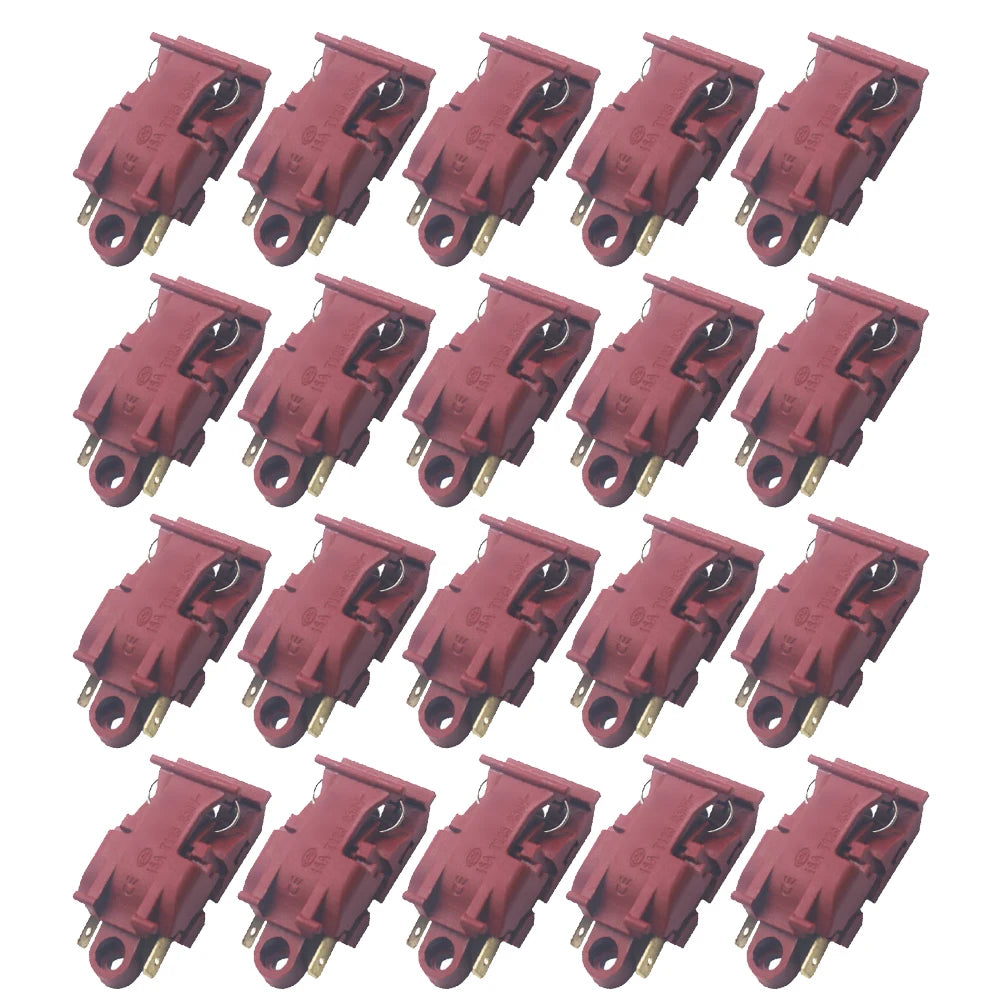 Electric Kettle Thermostat Pressure Switch 46×21mm – 20 Pack Kettle Switch Part Axl 16A China Mainland