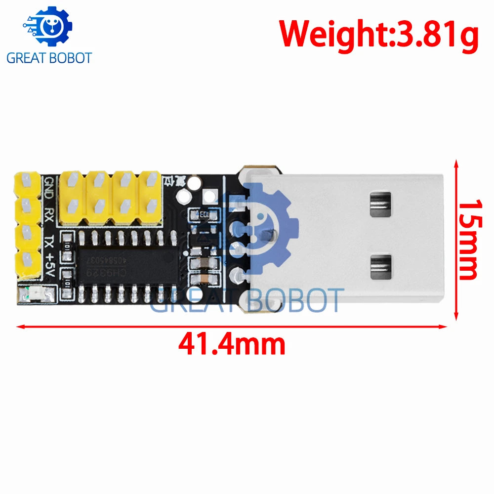 CH9329 UART TTL to USB HID Module – Driver-Free Keyboard & Mouse USB HID Module Axl