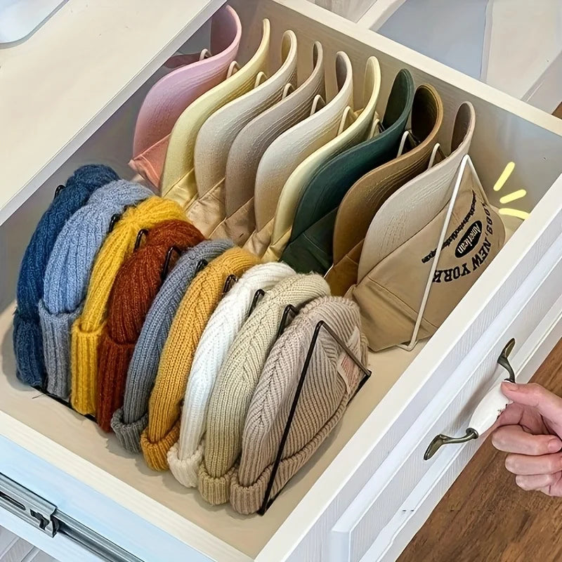 Metal Hat Organizer – Freestanding Multi-Tier Cap Storage Rack Hat Storage Rack Axl