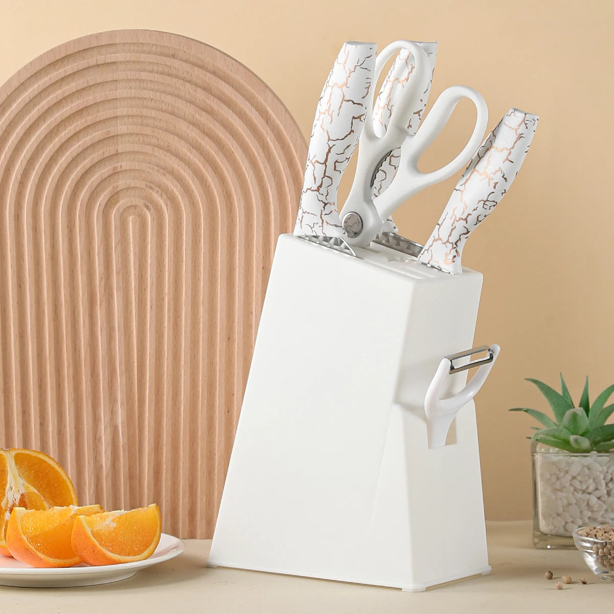 6-Piece Stainless Steel Kitchen Knife Set | Multi-Function Kitchen Knife Set Axl