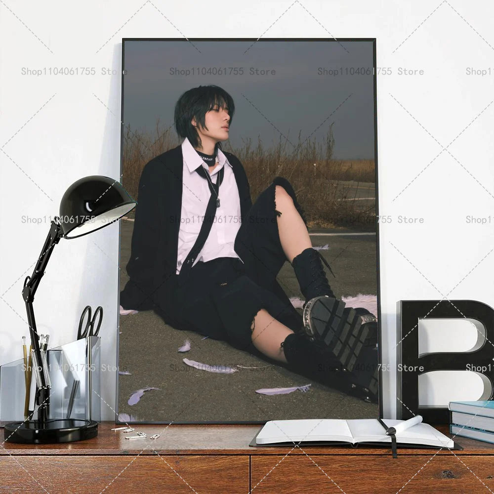 DEJA VU Beomgyu Idol Album Poster – Waterproof Wall Sticker Wall Art Poster Axl z9 30x42cm No Frame