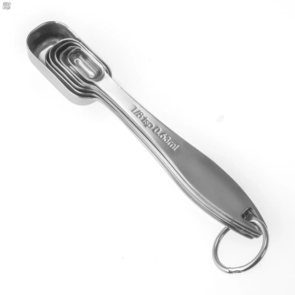 13-Pc Stainless Steel Measuring Cups & Spoons Set | Rose Gold Measuring Cups & Spoons Axl