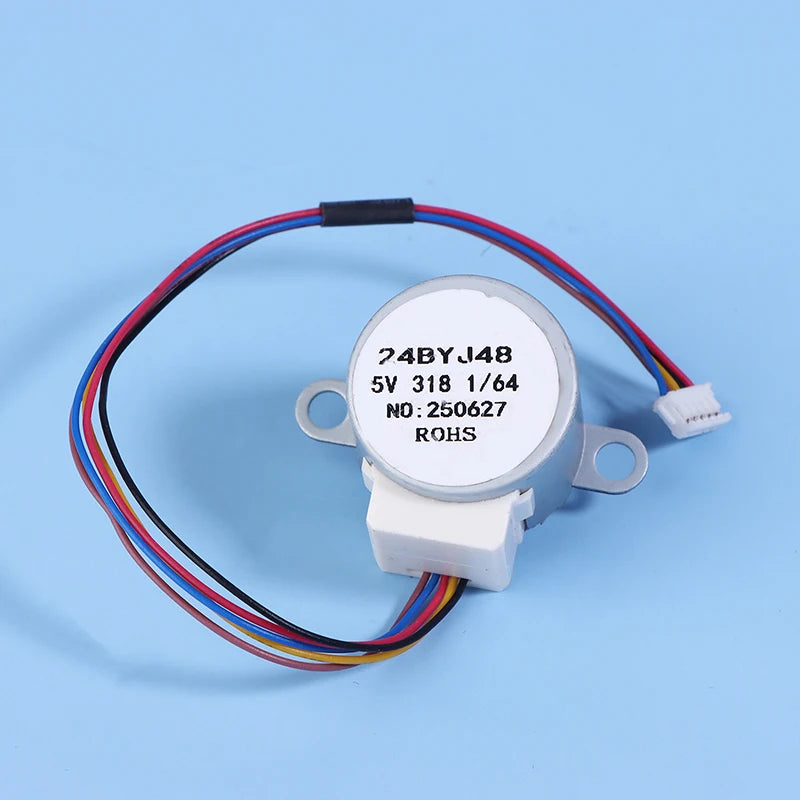 DC Stepper Motor 24BYJ48 5V 2W – 6 RPM Step Gear Motor DC Stepper Motor Axl 1PC 0