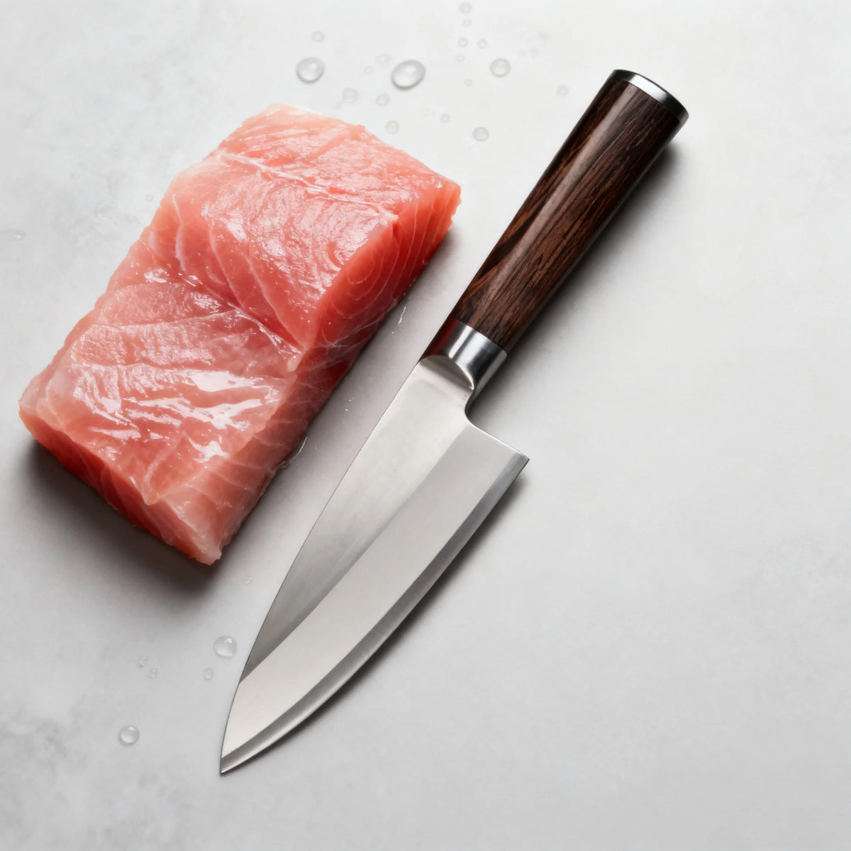 Sashimi Sushi Slicing Knife – Sharp Steel Kitchen Knife Sashimi Slicing Knife Axl Sashimi Knife-7inch