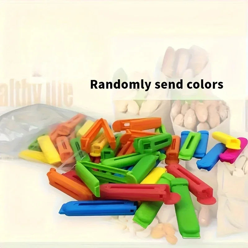 Colorful Snap-Lock Food Storage Clips for Snacks & Bags Food Storage Clips Axl