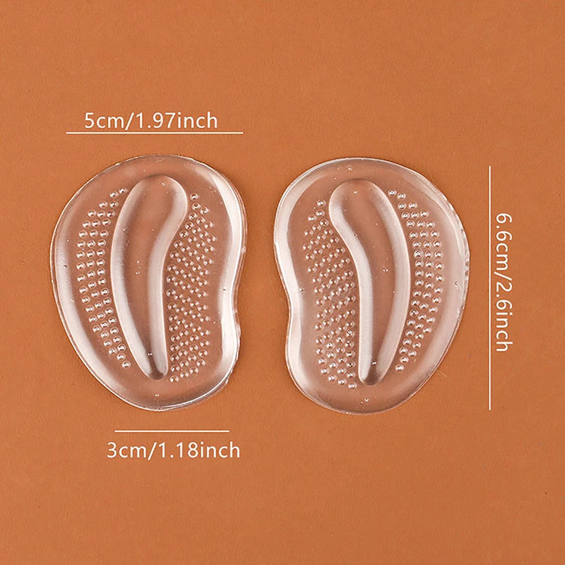 Women's Silicone Gel Forefoot Insoles – Metatarsal Cushion Pad Gel Forefoot Insoles Axl 1pair