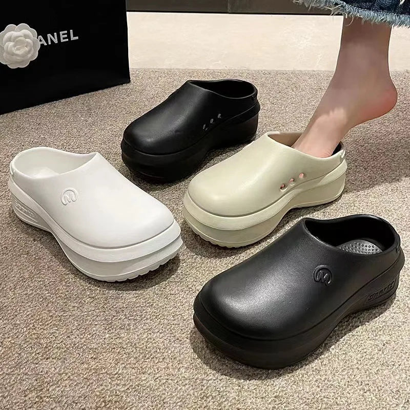 Women's Chunky EVA Platform Clogs – Non-Slip Beach Sandals Platform Clog Sandals Axl