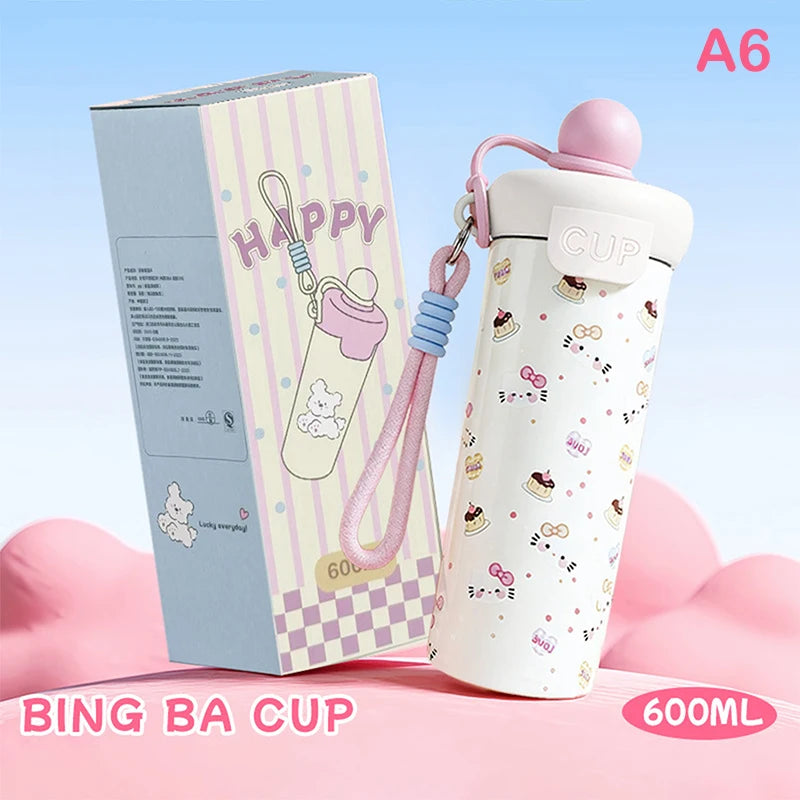 Cartoon Insulated Water Bottle – 316 Stainless Steel Vacuum Cup Insulated Water Bottle Axl 501-600ml A6