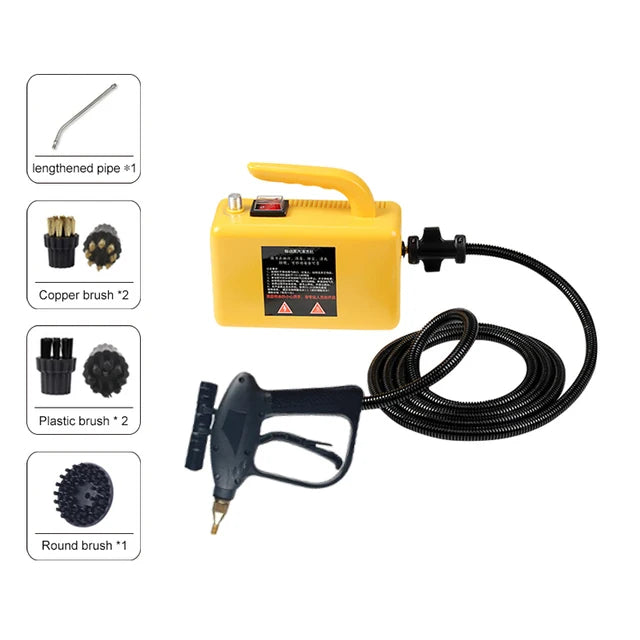 BALASHOV 2600W High-Temp Steam Cleaner – Kitchen, AC & Home Steam Cleaner Axl upgrade Yellow 110 V