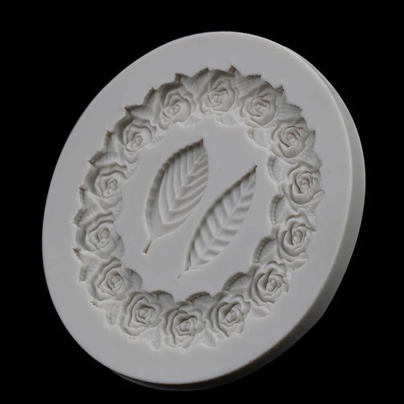 Rosette Leaf Silicone Mold – Cake, Chocolate & Resin DIY Silicone Baking Mold Axl