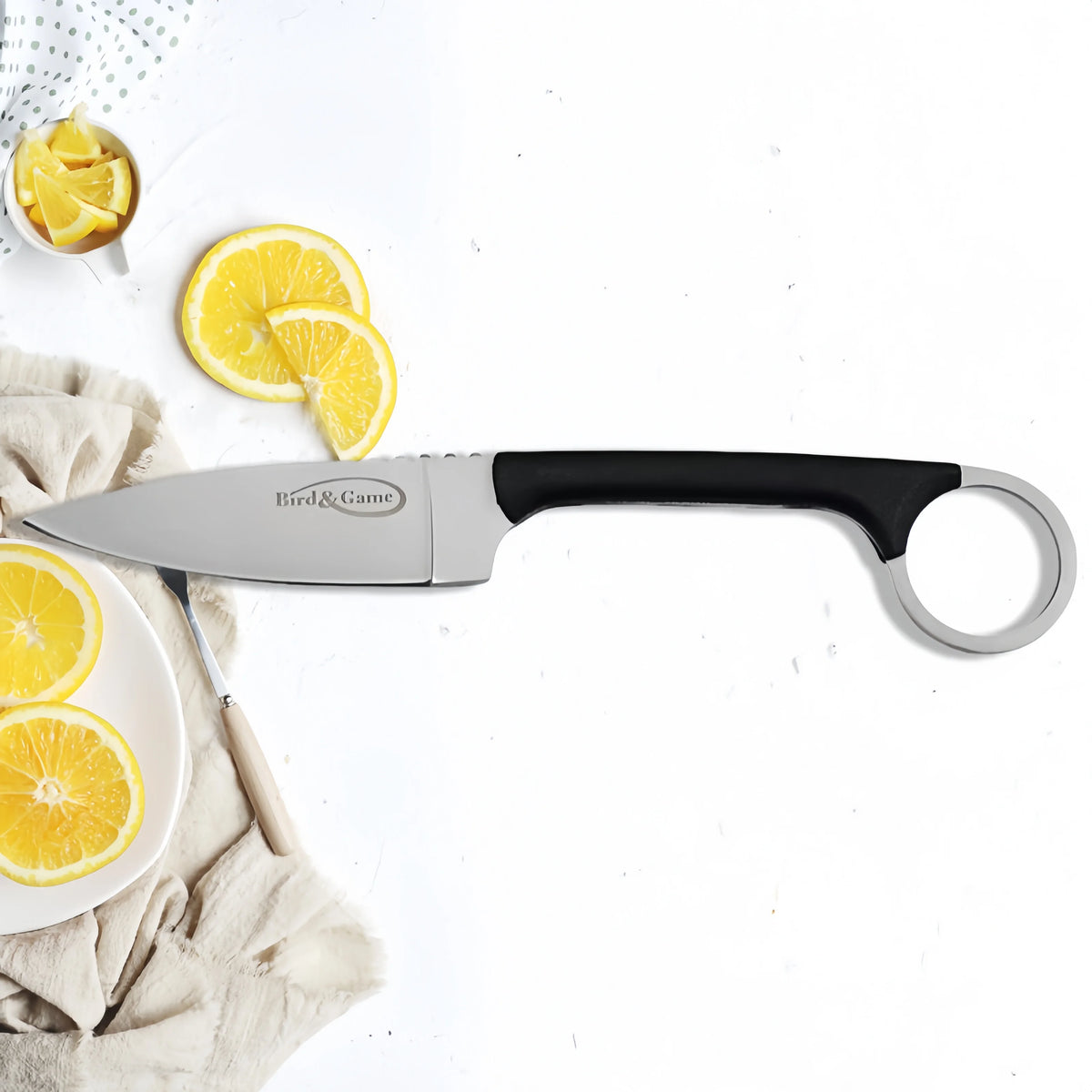 Portable Stainless Steel Fruit Knife with Protective Sleeve Paring Knife Axl