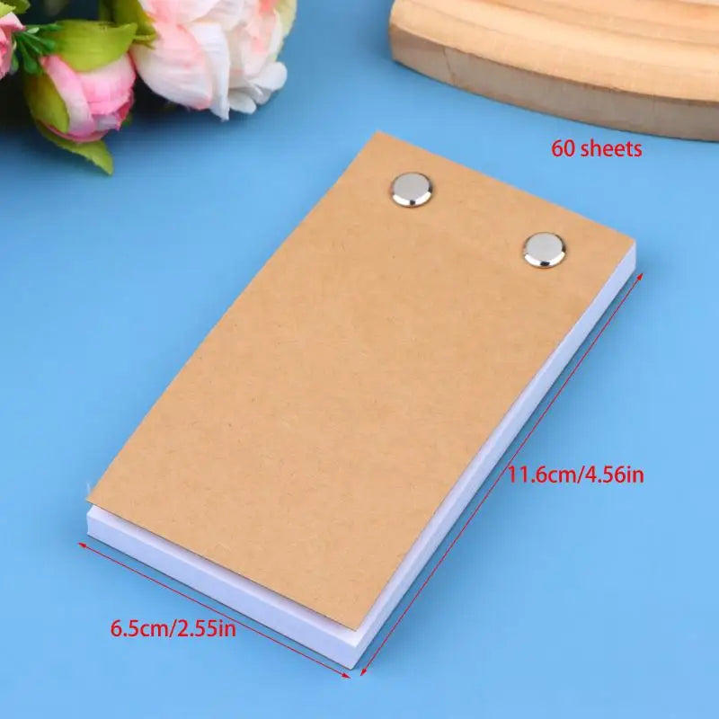 Blank Flip Book Kit – 60/100 Sheet Animation Paper & Screws Animation Flipbook Kit Axl A1