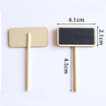 10 Mini Wooden Blackboard Clips – Price Tag & Photo Display Blackboard Display Clips Axl label