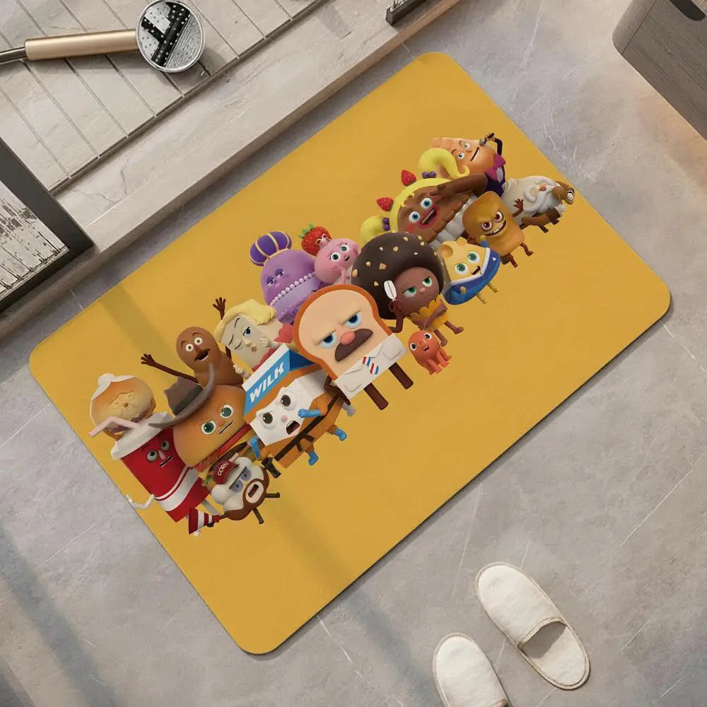 Cartoon Diatomite Bath Mat – Quick Dry Anti-Slip Floor Mat Diatomite Bath Mat Axl
