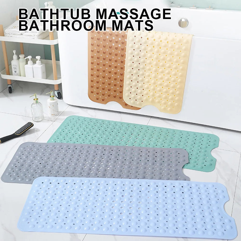 PVC Non-Slip Bath Mat 40×100cm – Shower & Bathtub Floor Mat Bath Mat Axl