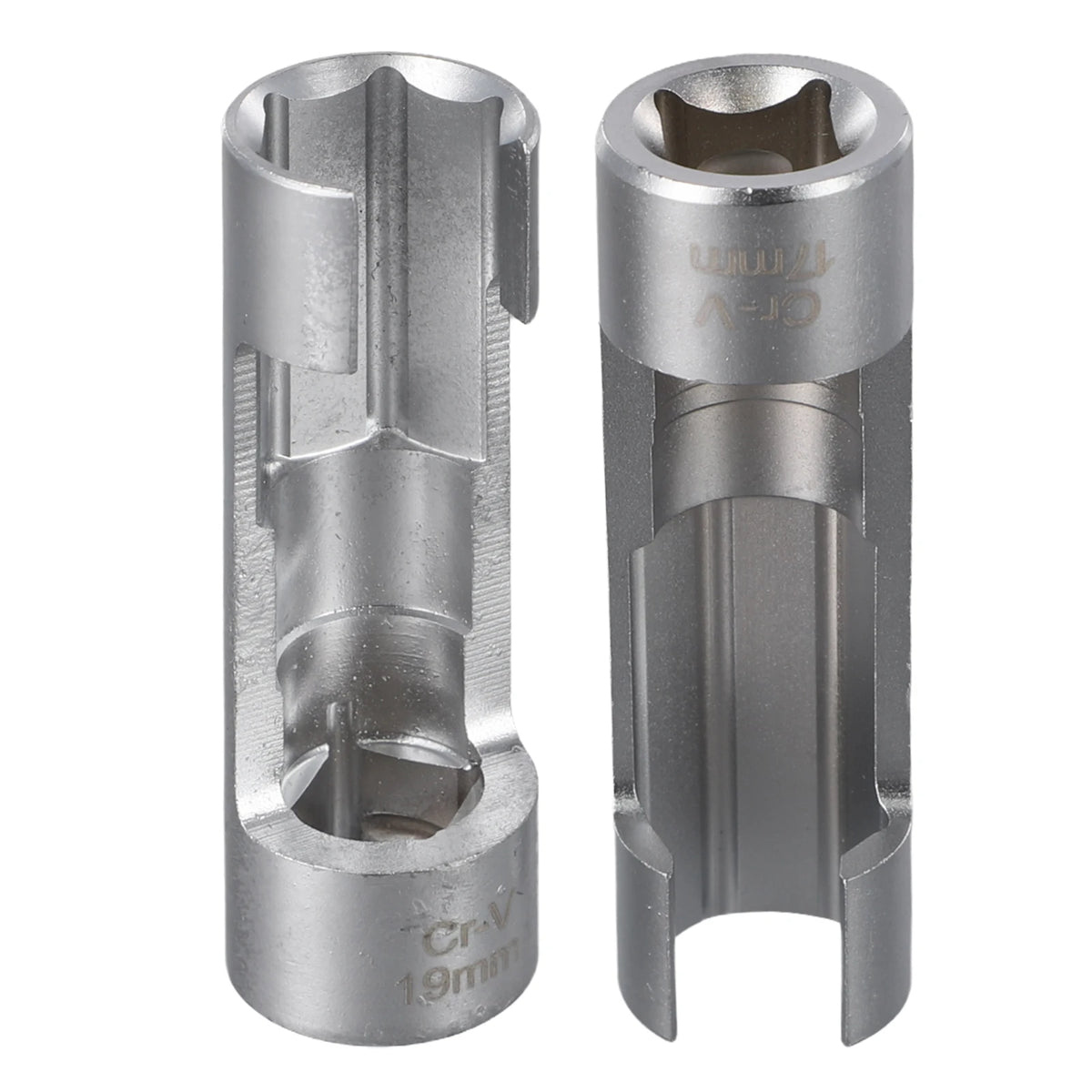 Diesel Injector Pipe Flare Nut Socket Wrench 17mm & 19mm Set Flare Nut Socket Set Axl