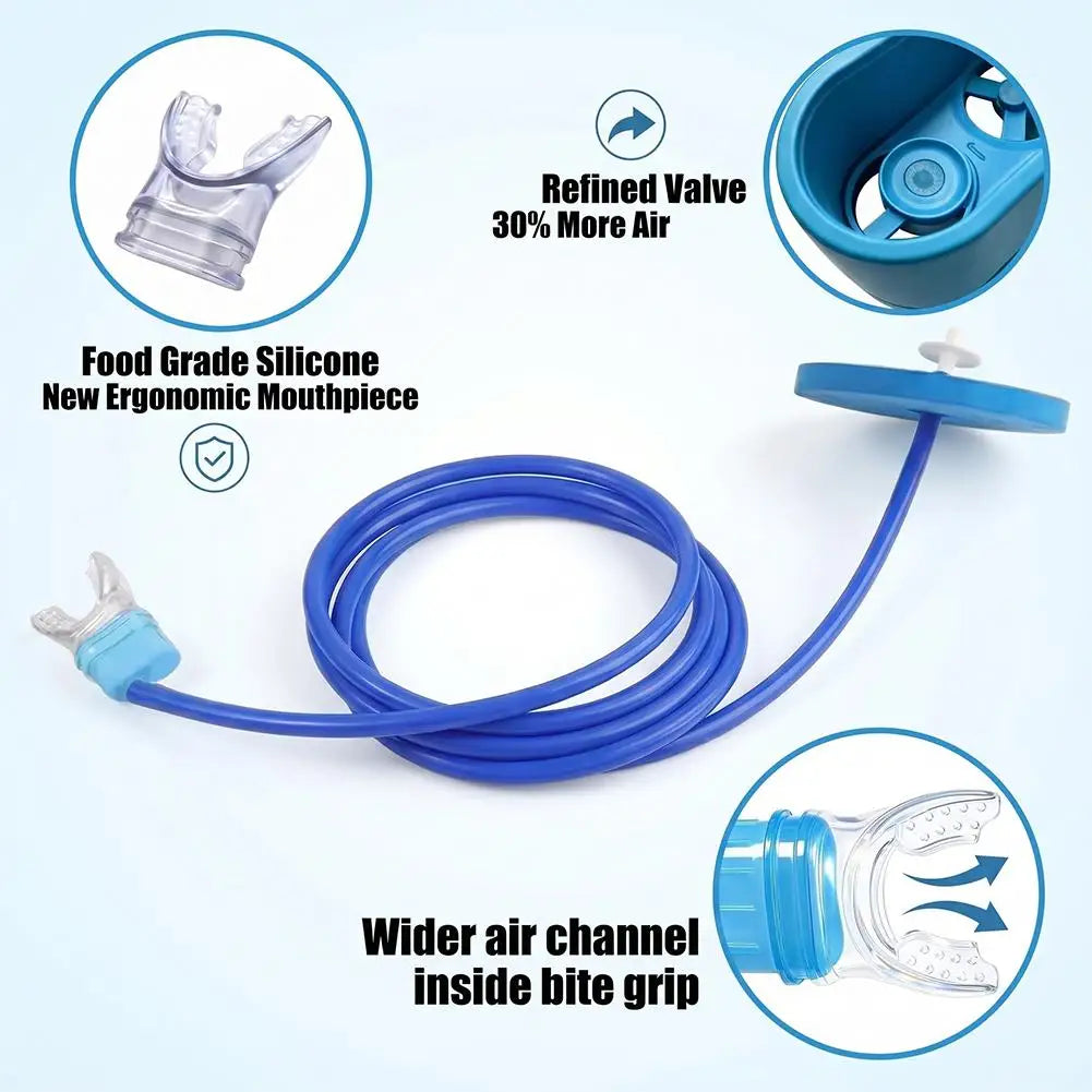Silicone Snorkel Breathing Tube 1m 2m 3m | Single & Dual Snorkel Breathing Tube Axl