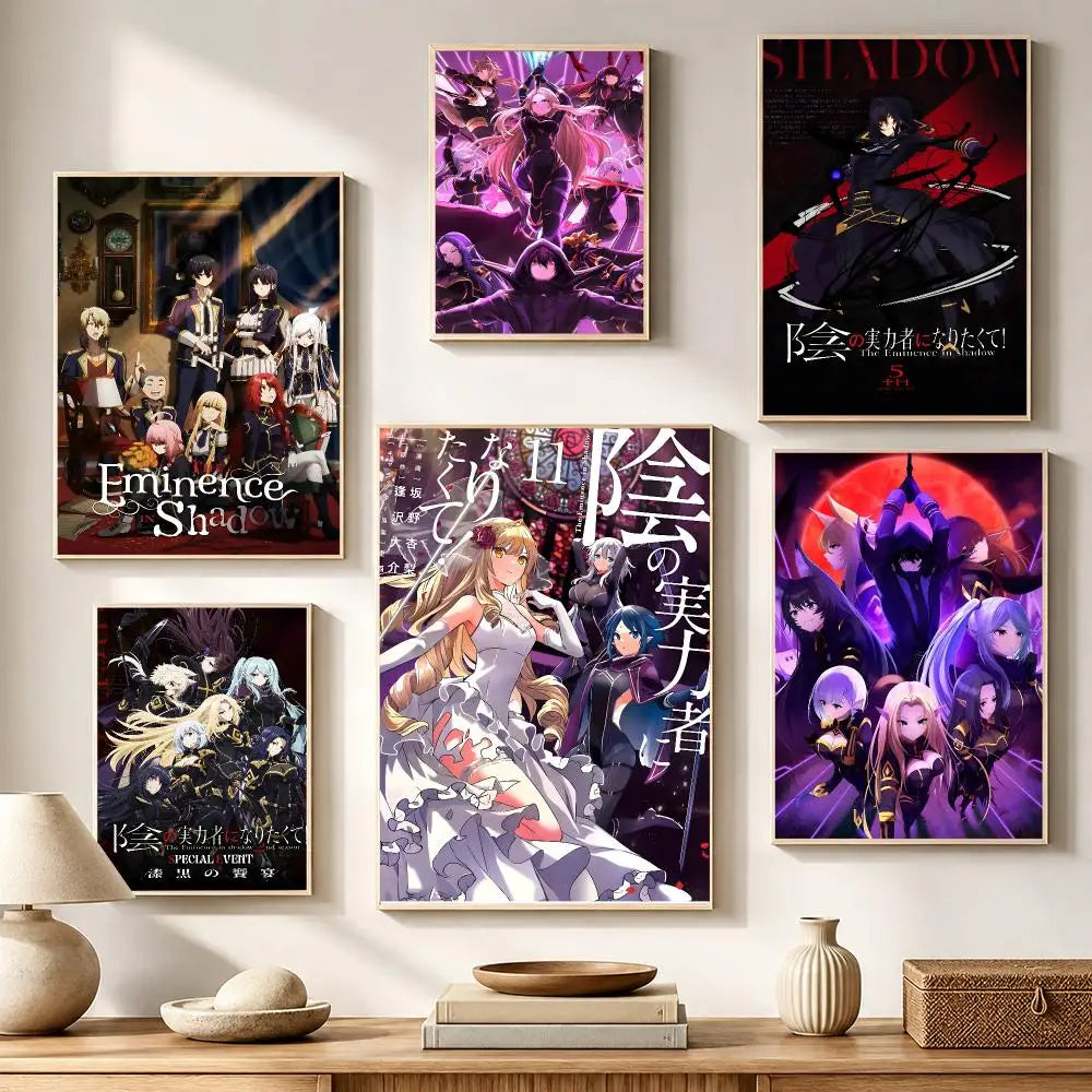 Eminence in Shadow Anime Poster – HD Waterproof Wall Sticker Anime Wall Sticker Axl
