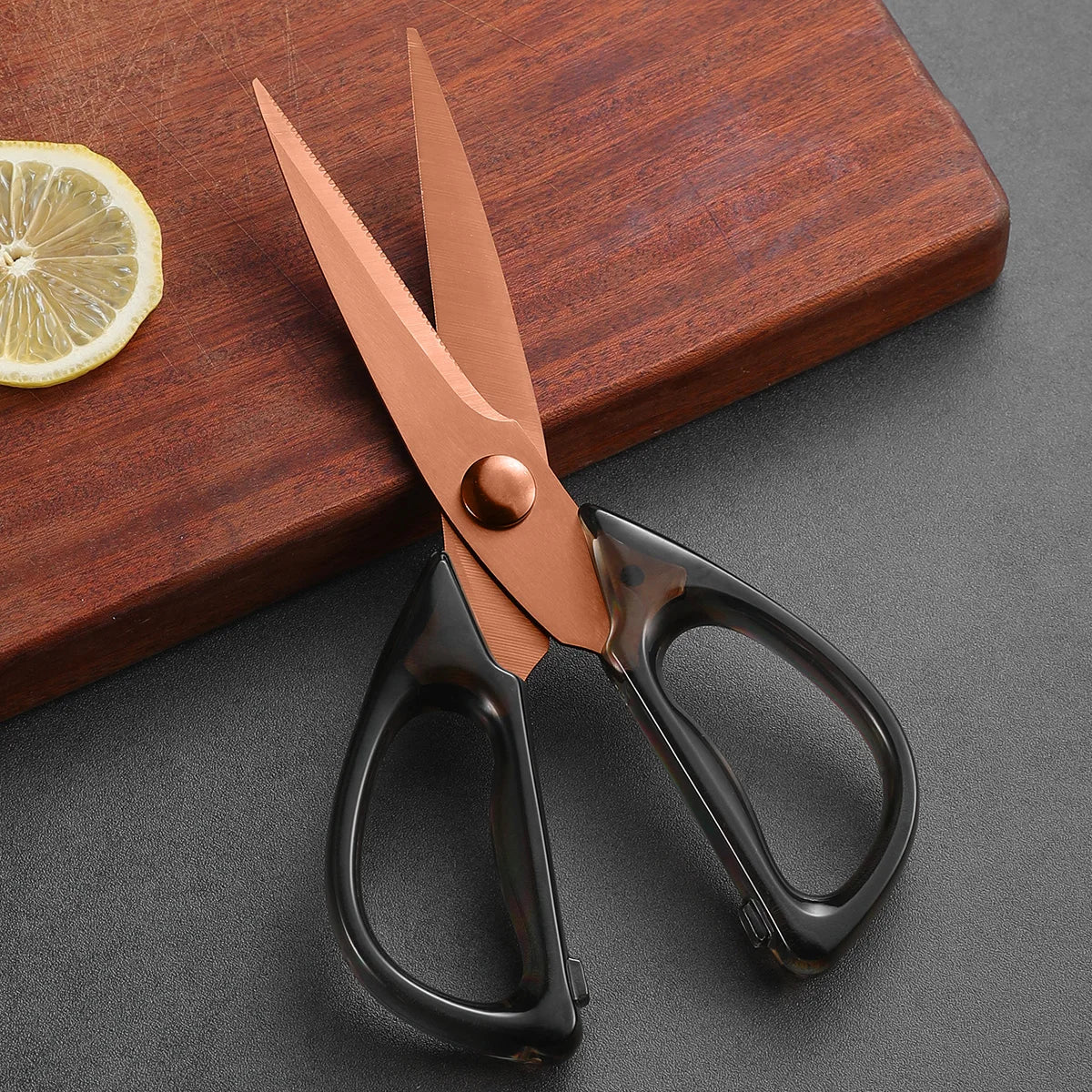Stainless Steel Kitchen Scissors – Meat, Poultry & BBQ Shears Kitchen Shears Axl 1pcs-B