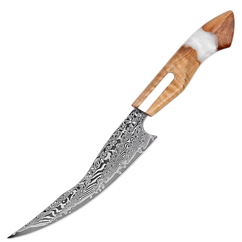 XITUO Damascus Steel Kitchen Knife Set 1–6 PCS | Japanese Chef Kitchen Knife Set Axl Boning Knife