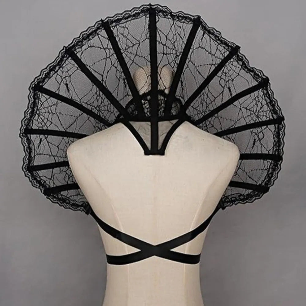 Victorian Lace Stand-Up Collar – Gothic Medieval Costume Accessory Costume Collar Axl