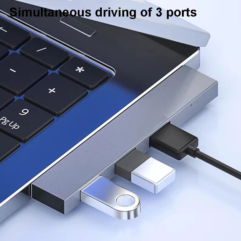 4-in-1 USB-C Hub 3.0 | 60W PD OTG Adapter for MacBook & Laptops USB-C Hub Axl
