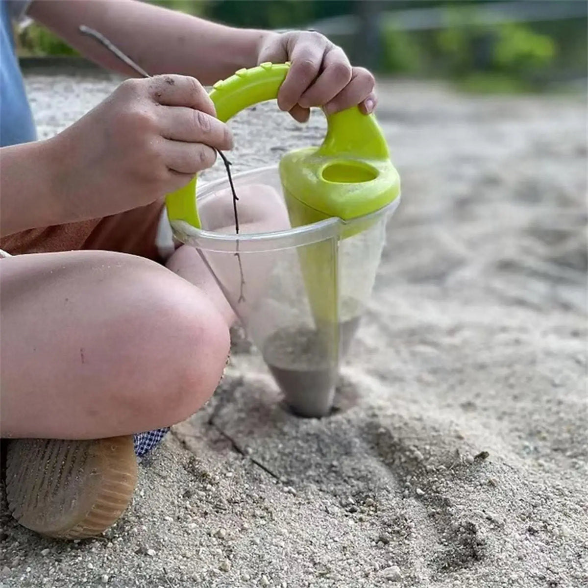 Drip Castle Sand Funnel Beach Toy for Kids – Creative Play Sand & Beach Toy Axl