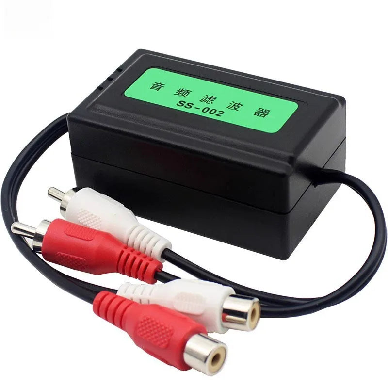 Car Audio Ground Loop Isolator – 3.5mm & RCA Noise Filter Audio Noise Filter Axl